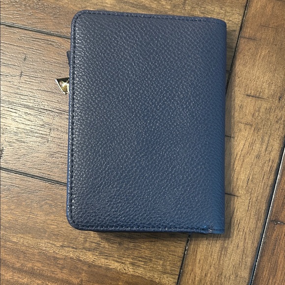 Nanette Lepore Midnight Blue Wallet with Gold Accents EUC - Picture 4 of 6